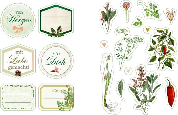 Produktbild Deko-Sticker - Wildkräuter