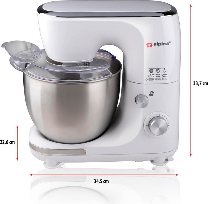Produktbild alpina Kitchen machine 5L white (800 W)