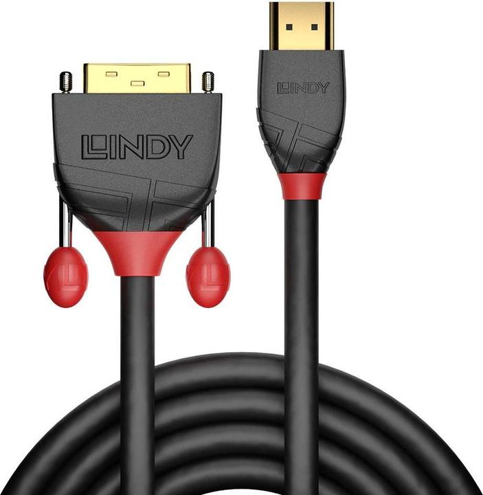 Actual product image Lindy HDMI (Typ A) — DVI (5 m, DVI, HDMI)