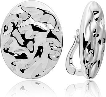 Immagine prodotto Sparkling Jewels Sparkling - Oval silver earrings EAS26 (Argento)