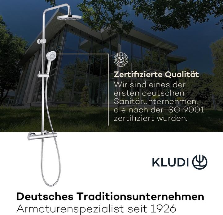 Image du produit Kludi X3 Colonne de douche avec mitigeur thermostatique