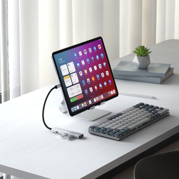 Immagine prodotto Satechi Hub multiplo Slim 4 argento (USB-C, 4 Porti)