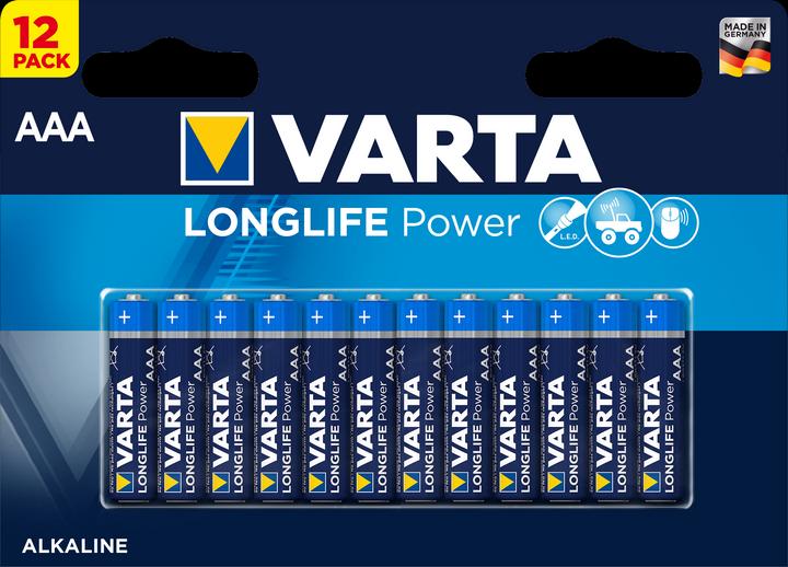 Varta Longlife Power (12 pz., AAA, 1260 mAh)