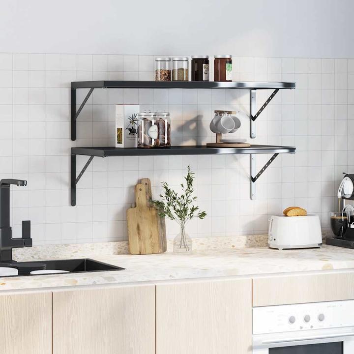 Produktbild VidaXL Regalträger 4 Stk. Edel