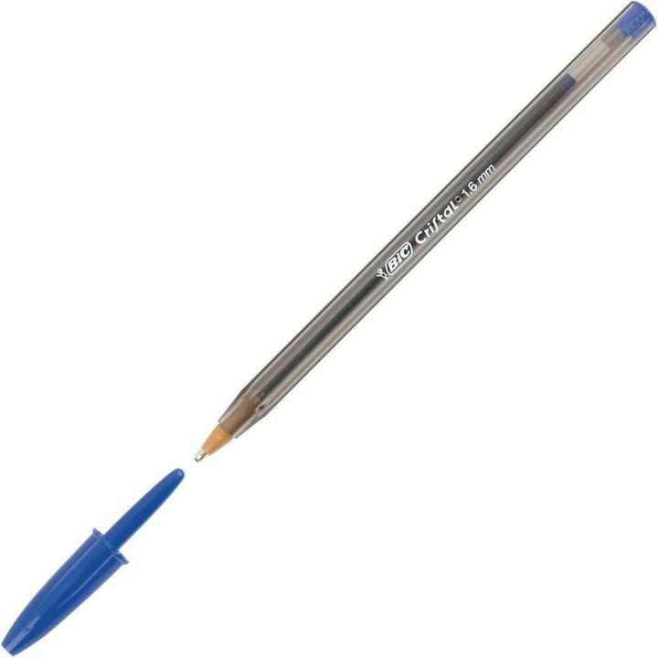 Immagine prodotto Bic Biro Cristal Large, colore linea: blu (Blu, 50 x)