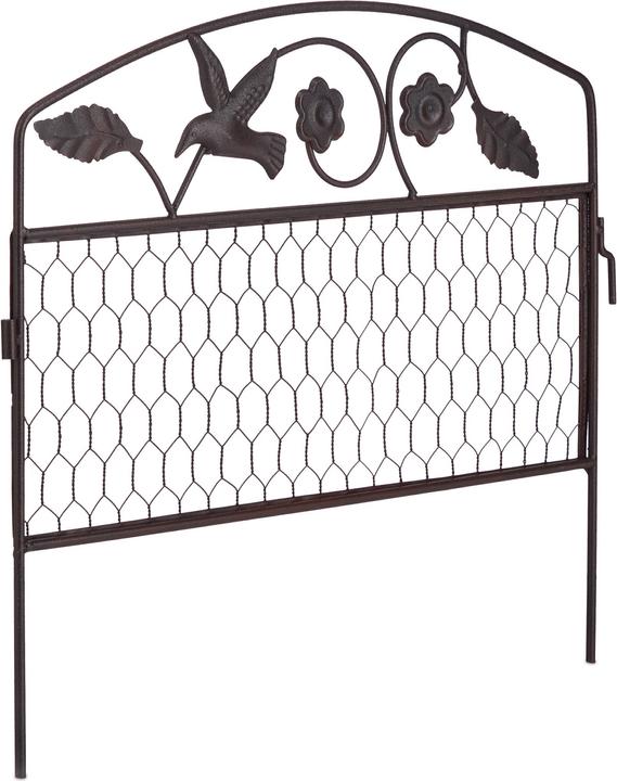 Actual product image Relaxdays Decorative garden fencing (189 cm)