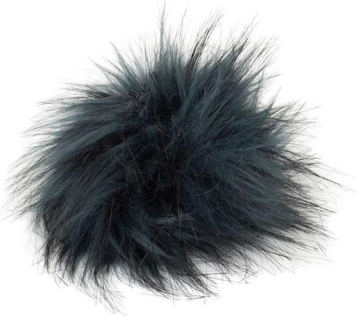 Produktbild Pro Lana Fell Pompon mit Druckknopf 12-14 cm sea blue 1 St