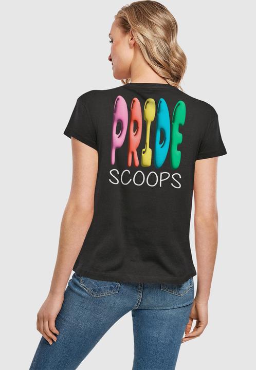 Actual product image Merchcode Ladies Pride Scoops Tee - 169789 (XL)