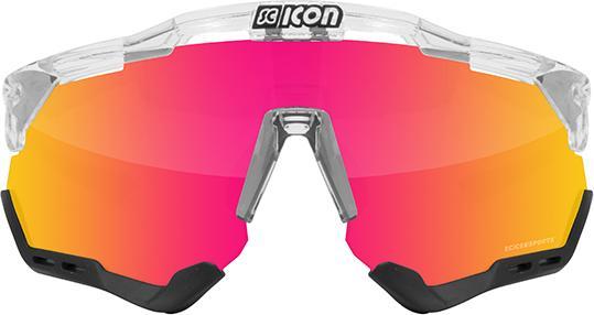Actual product image Scicon aeroshade xl scnpp verre multi-reflet rouges (Black, Crystal Gloss, Multi-reflective red)