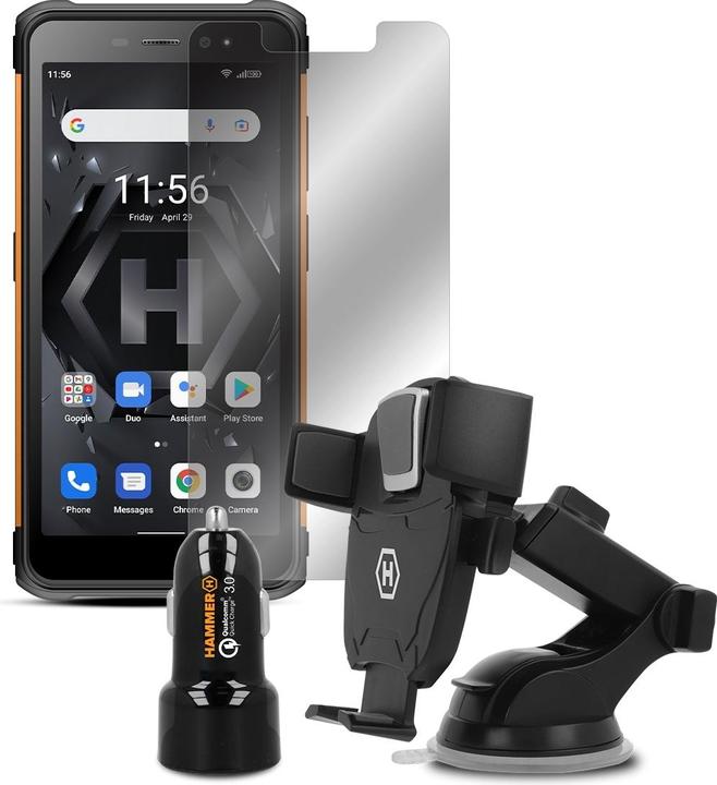 Myphone Hammer Iron 4 Dual orange Extreme Pack (32 GB, Orange, 5.50", 13 Mpx)