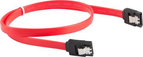 Lanberg CA-SASA-14CC-0030-R, 0,3 m, SATA III, SATA 7 pin, SATA 7 pin, femmina/femmina, rosso