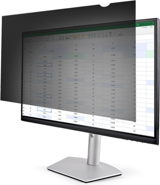 Produktbild StarTech PRIVACY-SCREEN-22MB Blickschutzfilter Rahmenloser -Privatsphärenfilter (22 Zoll) (22", 16 : 10)