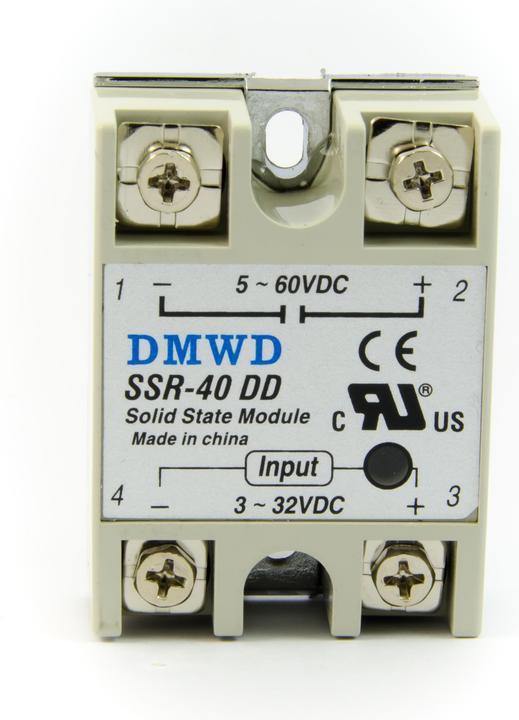 Produktbild Purecrea SSR-40DD 40A Solid State Relais DC zu DC