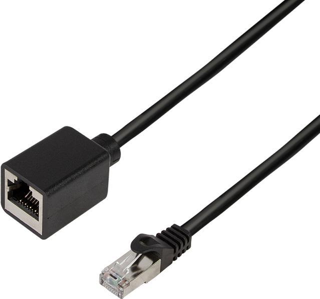 Immagine prodotto LogiLink Prolunga cavo patch Premium, Cat.6A, 3,0 m nero, spina RJ45 (S/FTP, CAT6a, 3 m)