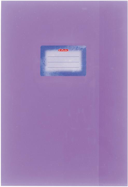 Immagine prodotto Herlitz Cartella protettiva DIN A4, goffrata (rafia), PP, viola con etichetta di iscrizione incollata (A4)