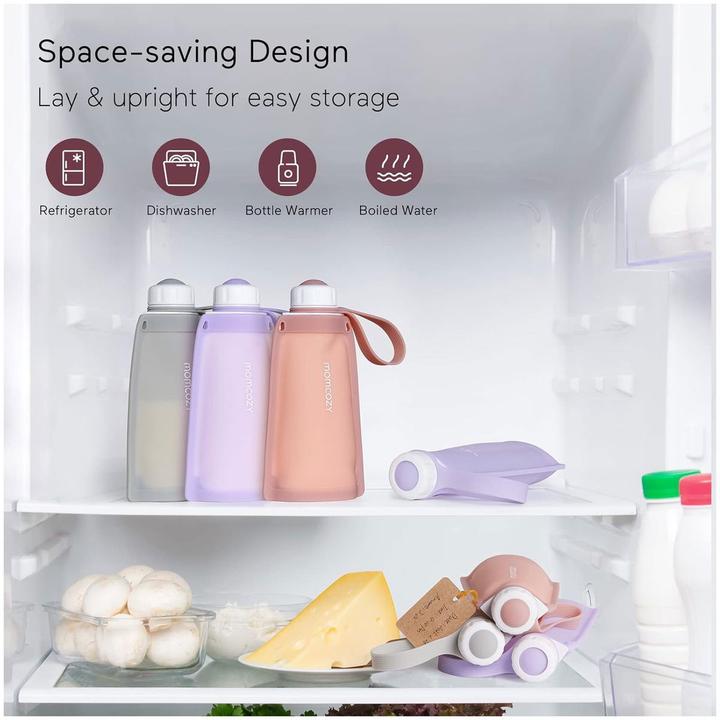 Actual product image Momcozy Silicone milk storage bag