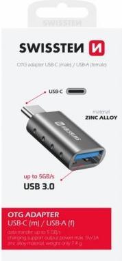 Produktbild Swissten OTG Adapter (USB Typ C, USB-A, USB-A)