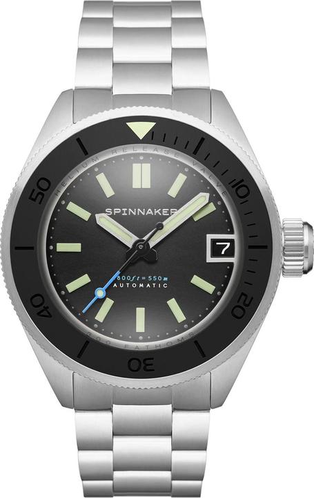 Immagine prodotto Spinnaker SP-5098-33 Orologio subacqueo automatico Picard Volcano Black 45mm 55ATM (Orologio sub)