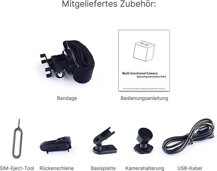 Image du produit Hermex MD23 Mini-caméra de surveillance (1920 x 1080 Pixels)