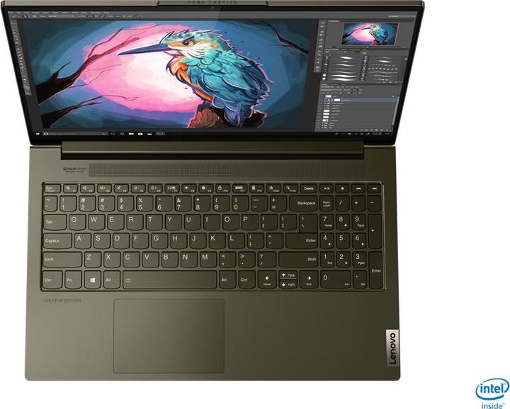 Actual product image Lenovo Yoga Creator 7 15IMH05 82DS - Lay-Flat-Design - Core i7 10750H / 2.6 GHz - Win 1 (15.60", I7-10750H, 16 GB, 1000 GB, DE)