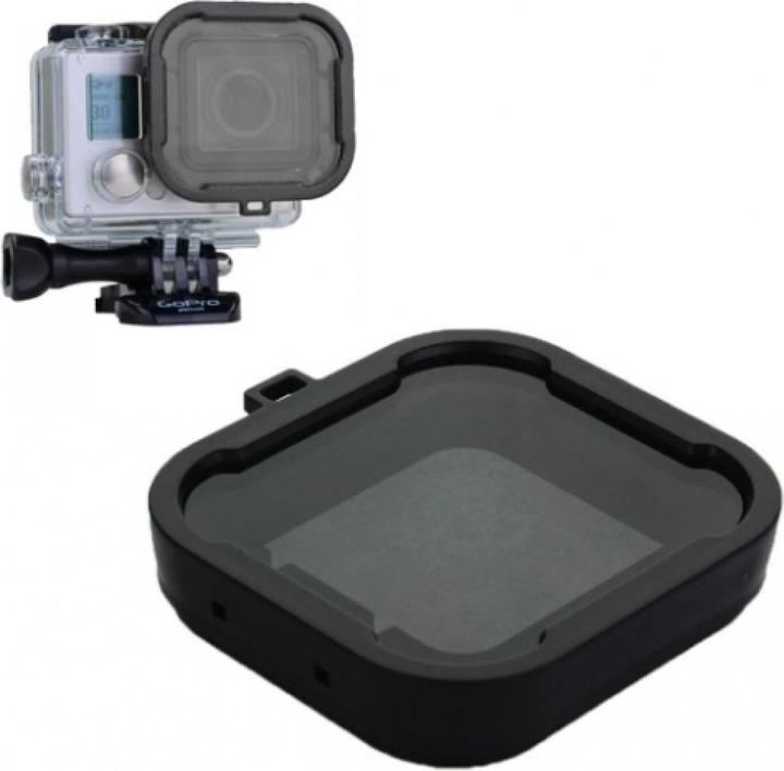 Actual product image PowerGuard GoPro Filter grey for GoPro Hero 3+ and Hero 4 with standard housing (4)
