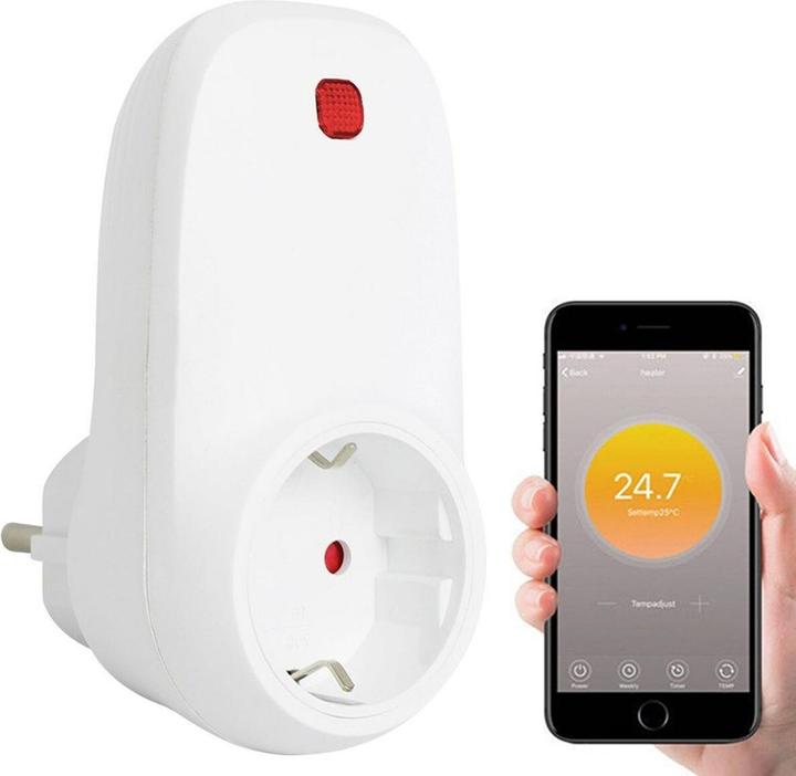 Actual product image Cronos WiFi socket thermostat for Grafen Basic / Carbon P800 and P1000 infrared heaters