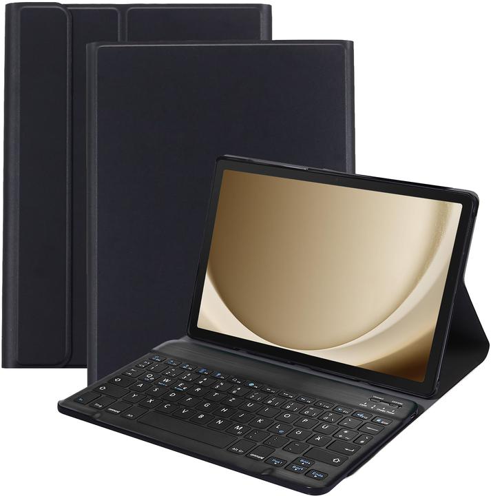 Produktbild Cazy Tastatur Hülle Kompatibel mit Samsung Galaxy Tab A9+ - Schutz Etui mit magnetisch Abnehmbarer (DE, Galaxy Tab A9+)