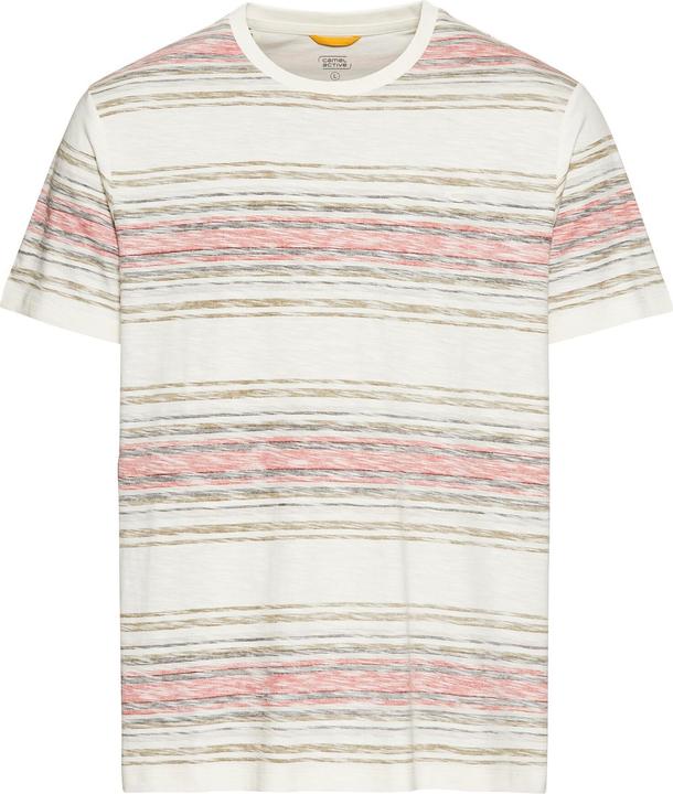 Camel Active T-Shirt mit Streifenmuster aus Baumwolle