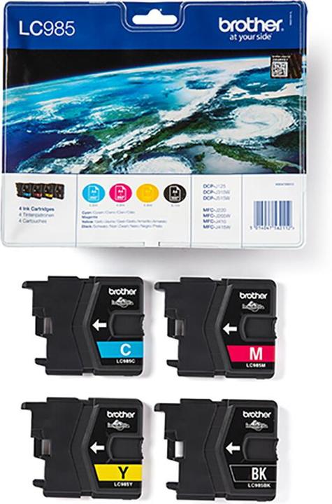 Produktbild Brother LC-985VALBP Value Pack (M, C, Y, BK)