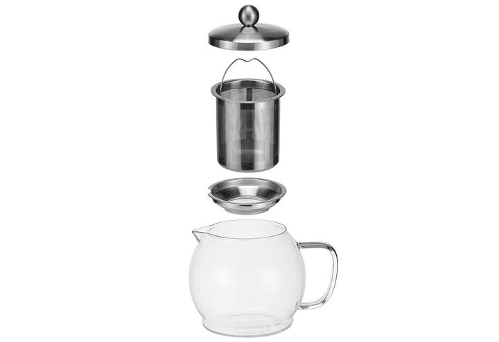 Fs-Star Théière en verre avec filtre (1.20 l)