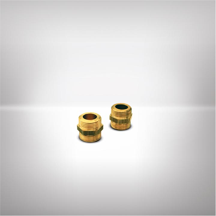 Produktbild Armacell Nipple DUOSOLAR outer thread 1 "brass (Solarstecker)