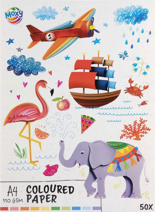 Grafix Farbiges Papier (50 x)