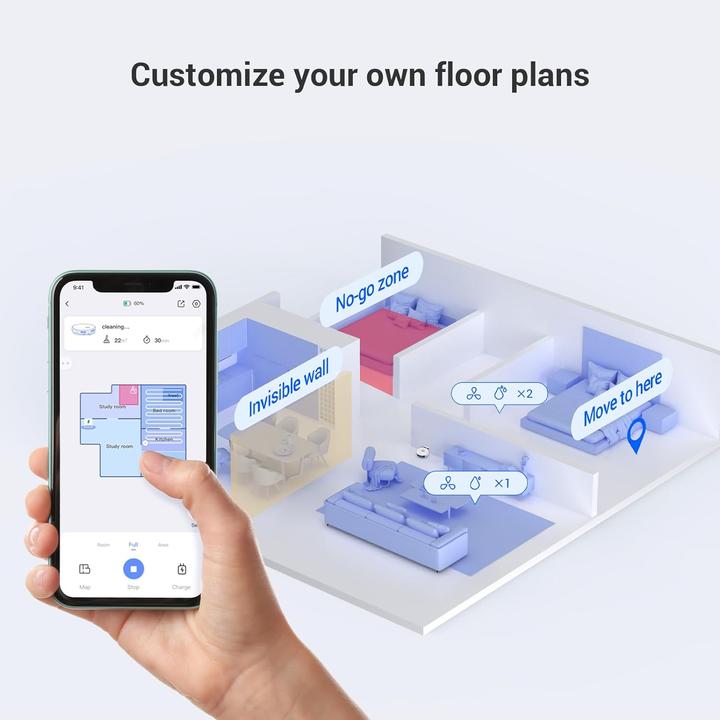 Actual product image EZVIZ RE4P (Robot vacuum)