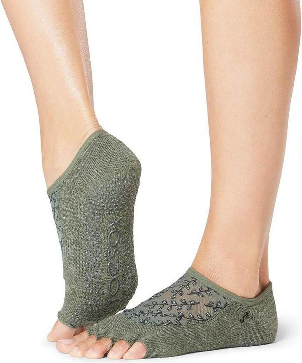 Image du produit Toesox Chaussettes ouvertes pour orteils Luna Half Toe S, Woodland (S)