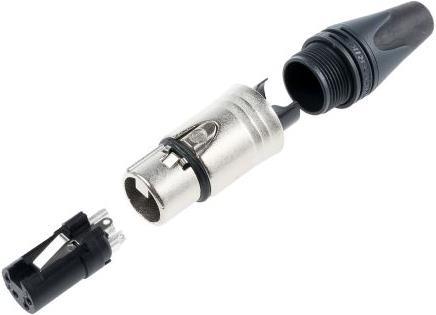 Actual product image Neutrik 4-Pole Female Xlr Cable Connector