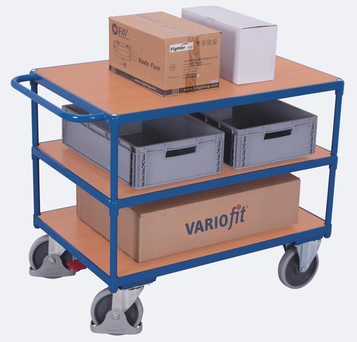Produktbild Schw. Tischwagen 3 Ladefl (500 kg)