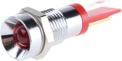 Produktbild Rs Pro LED versenkt 8mm chrom 2VDC HE rot
