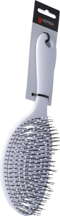 Herba 3D Spiral Kunststoff-Entwirrbürste, Nylonborsten, weiss, oval, 23 cm