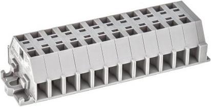 Actual product image Wago 12 way side entry cage clamp terminal