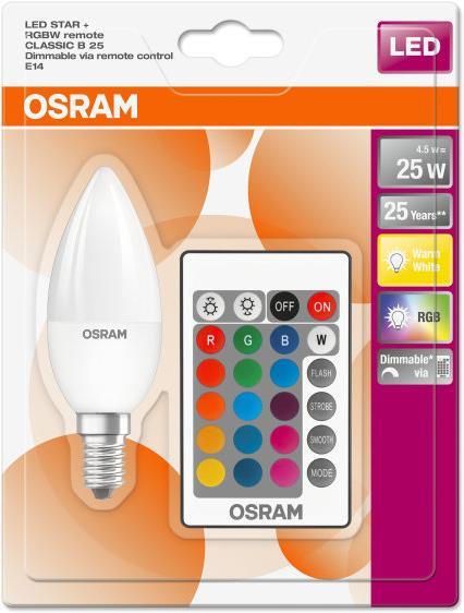 Actual product image Osram Star B (E14, 4.50 W, 250 lm, 1 x, A)