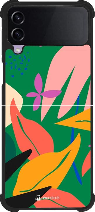 Produktbild PhoneLook Hülle Silikon schwarz Abstract Jungle (Samsung Galaxy Z Flip4)