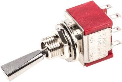 Image du produit Rs Pro Interrupteur A Levier Plat 2p On-On