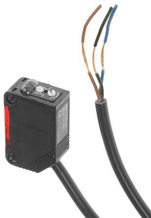 Actual product image Omron Industrial Automation E3Z pre-wired retro min sensor,PNP 4m