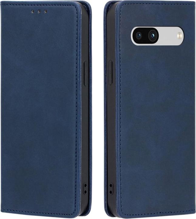 Produktbild Cover-Discount Google Pixel 7a - Stand Flip Case Hülle dunkelblau (Google Pixel 7a)