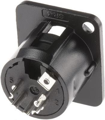 Produktbild Rs Pro Einbaustecker XLR schwarz 5-polig