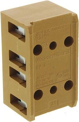 Actual product image Weidmüller Non-Fused Terminal Block Screw 4 Way