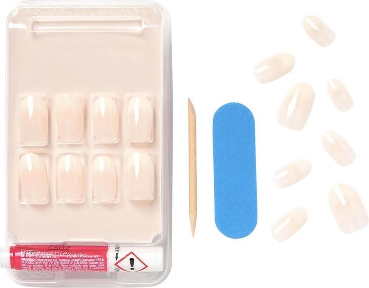 KISS Nails - Salon Acryl Nude Graceful (Kunstnägel, Beige)