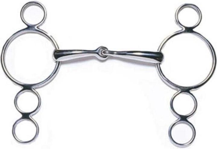 Image du produit J.P. Korsteel bridon simple brisure en acier inoxydable à 3 anneaux