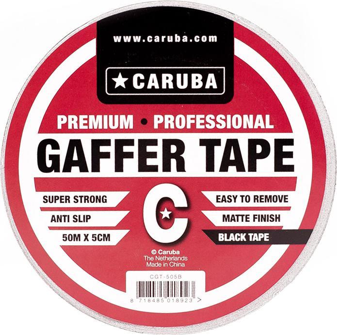 Produktbild Caruba Gaffer Tape 50mtr x 5cm Schwarz (50 mm)