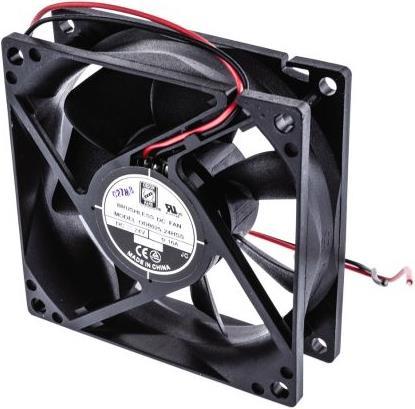 Actual product image Rs Pro DC sealed sleeve axial fan 80x25mm 24Vdc (80 mm)